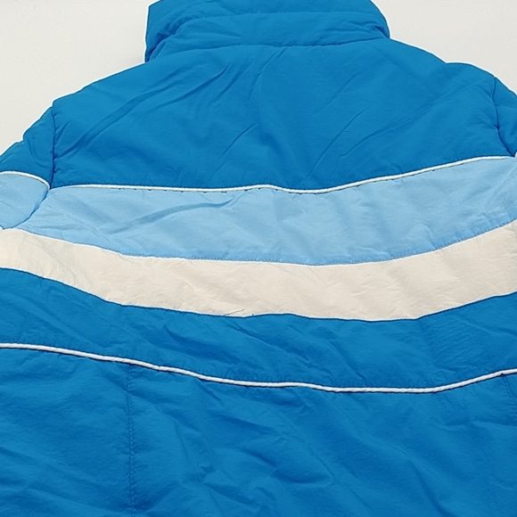 Teal/light blue/ white striped jacket - Picture 5 of 5